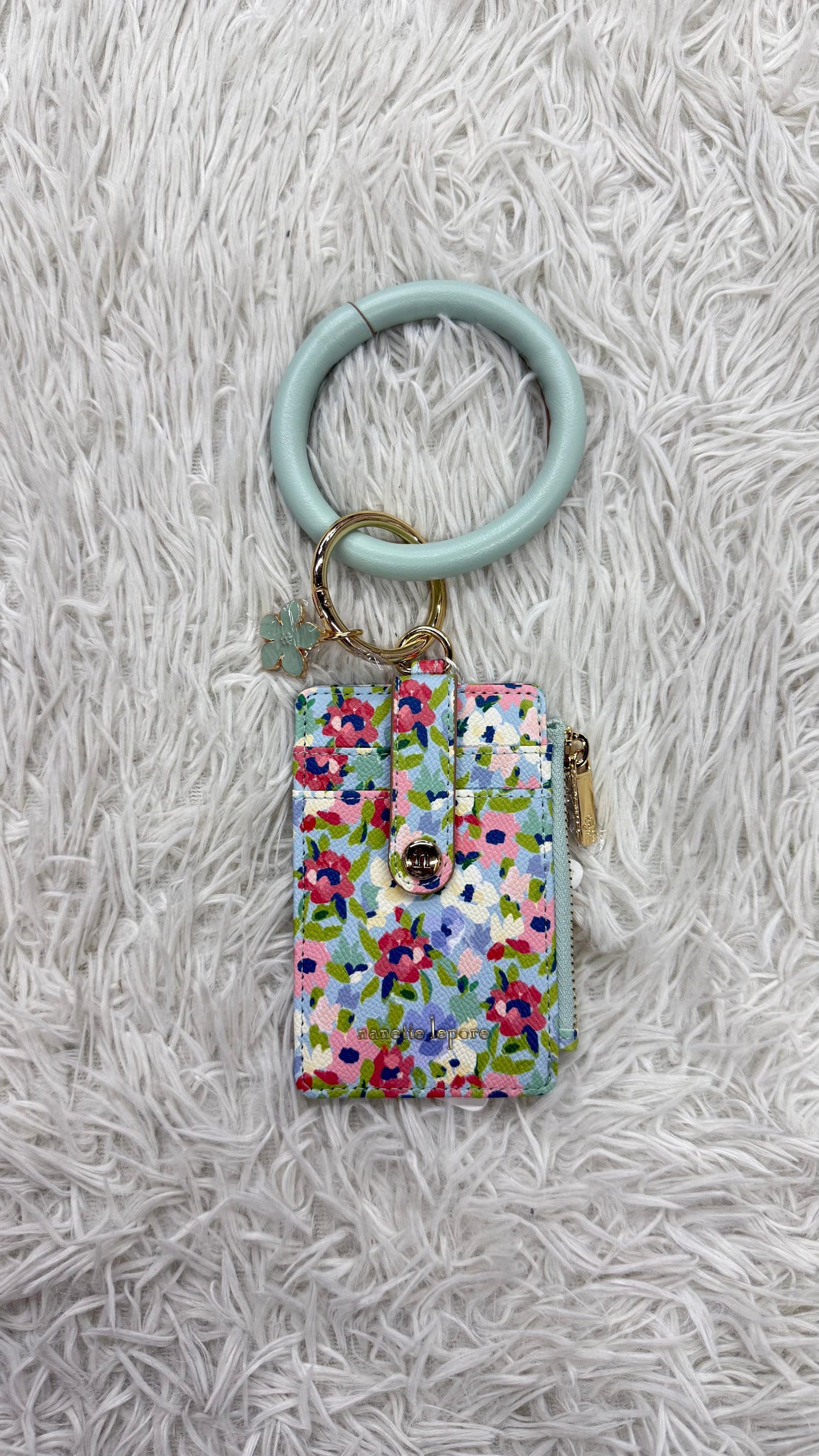 Muñequera azul flores Nanette lepore