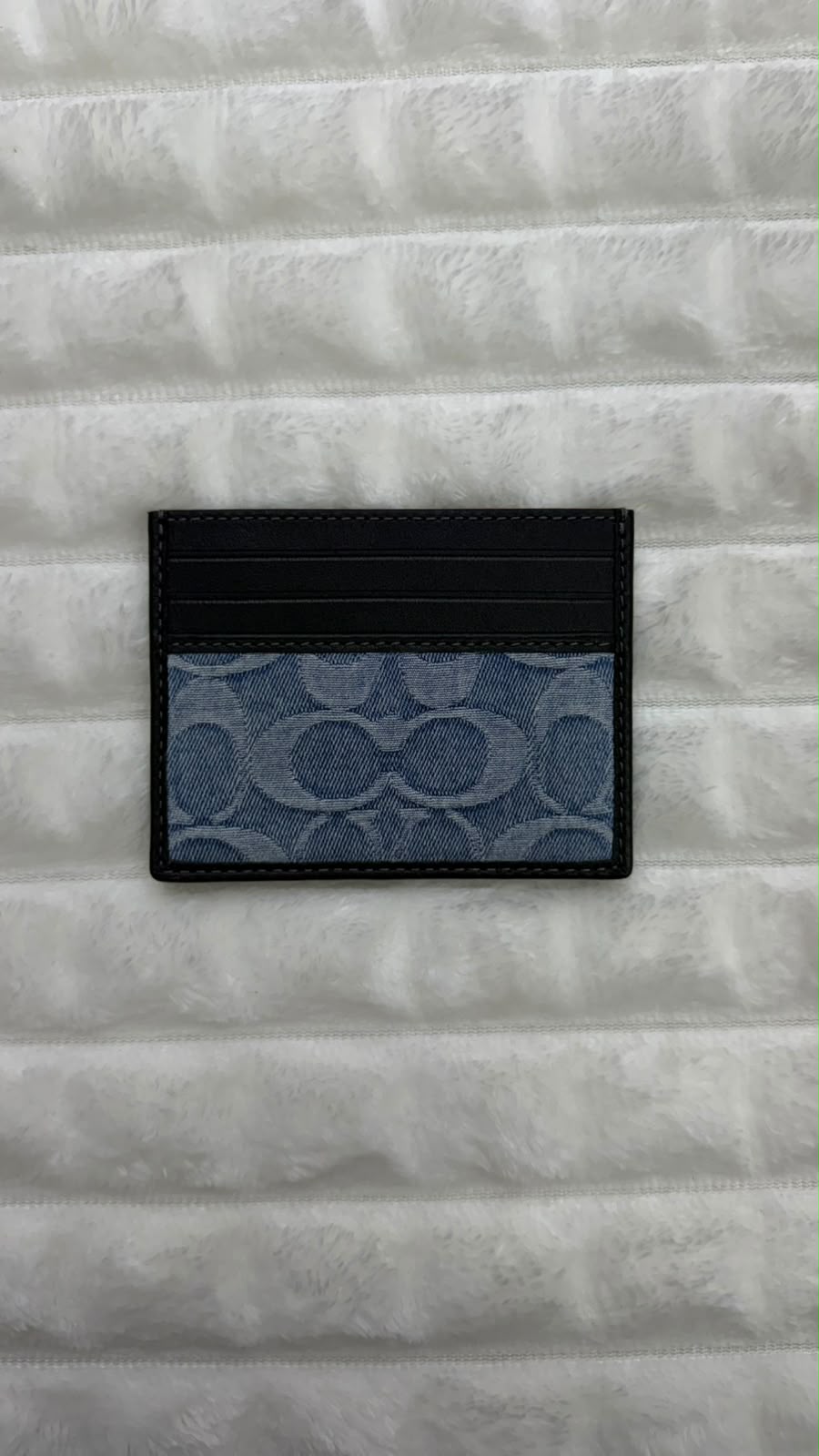 Tarjetero azul Coach