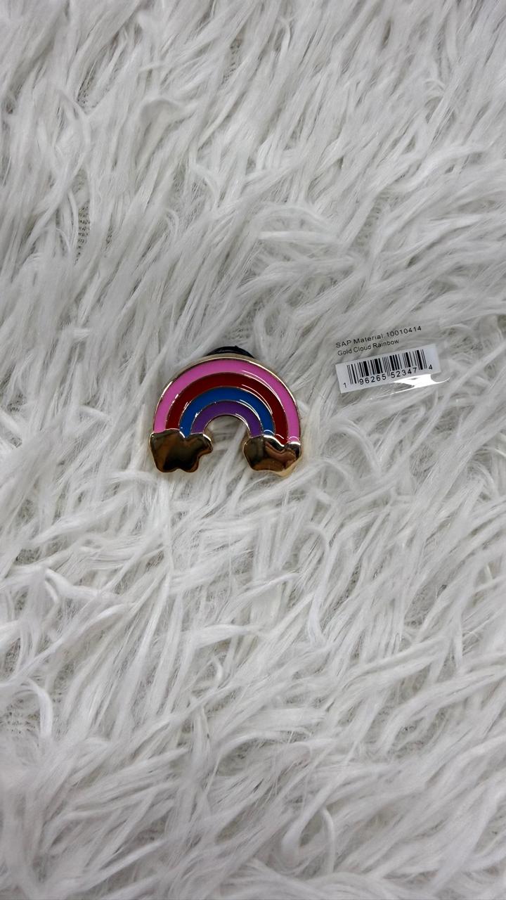 Charm arcoíris metálico Crocs