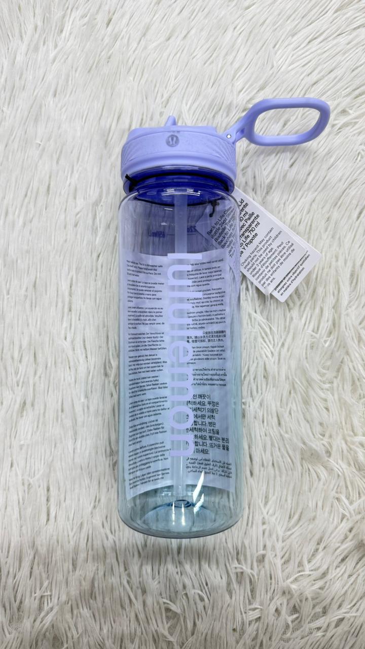 Botella deportiva azul 650ml Lululemon