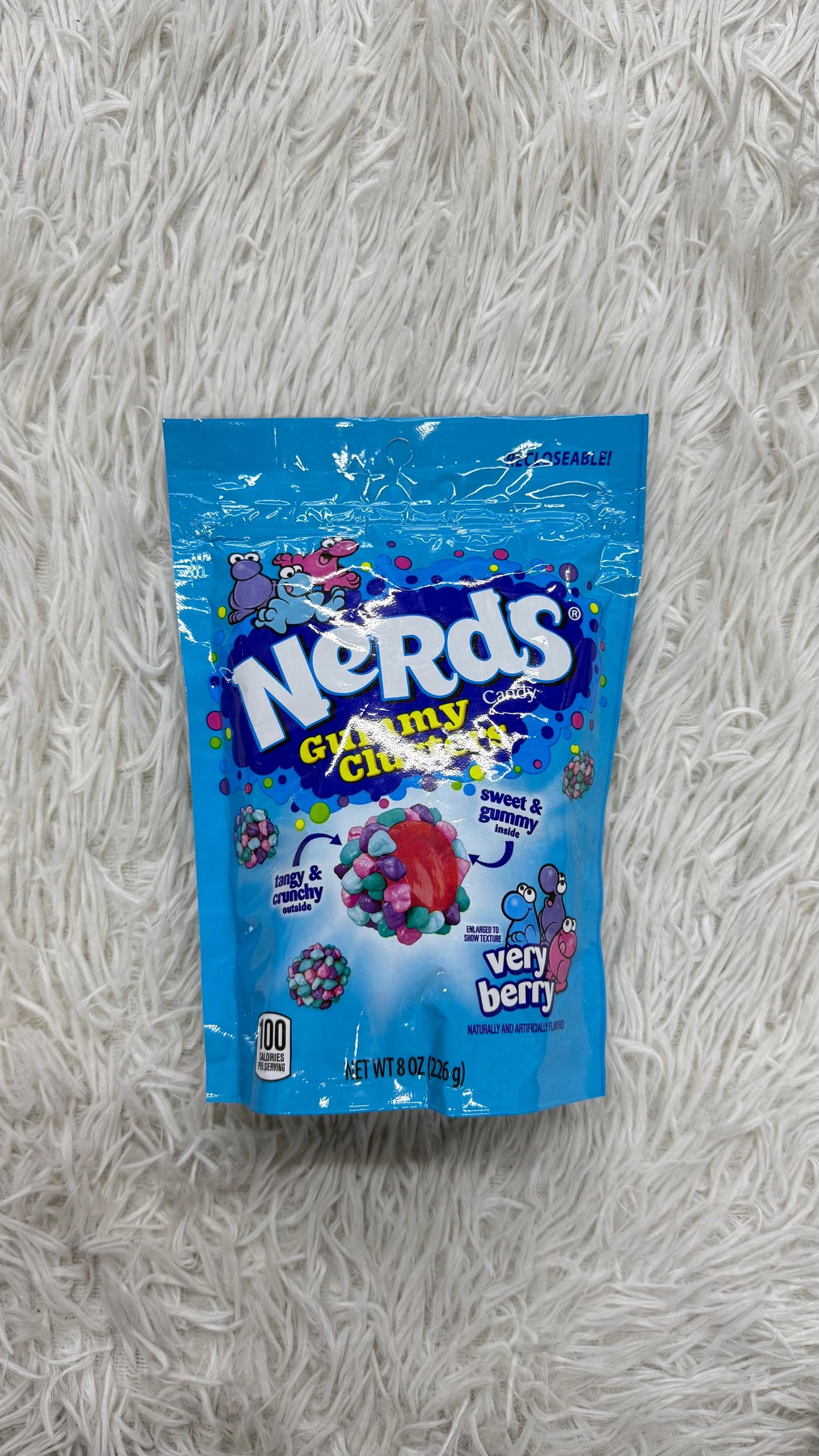 Gummy clusters Nerds
