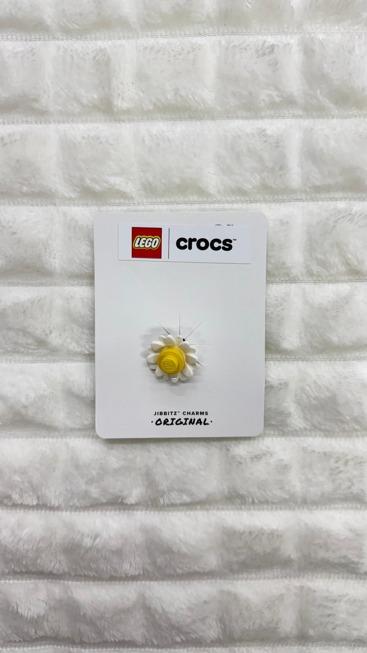 Charm Flor blanca Crocs x Lego