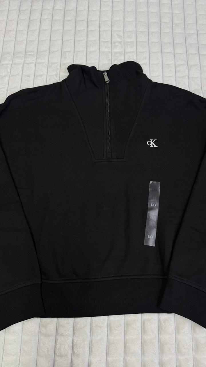 Sudadera negra L Calvin klein