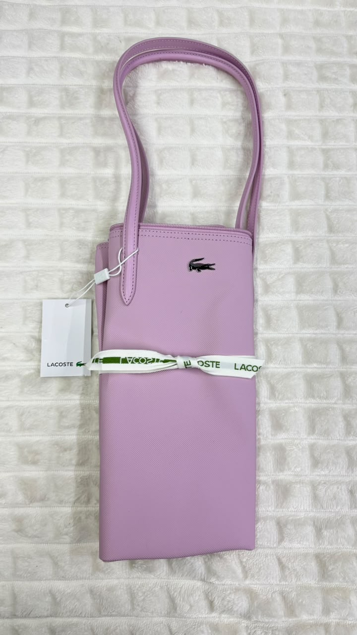 Bolsa lila Lacoste