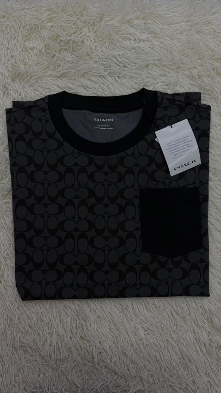 Playera negra XXL Coach