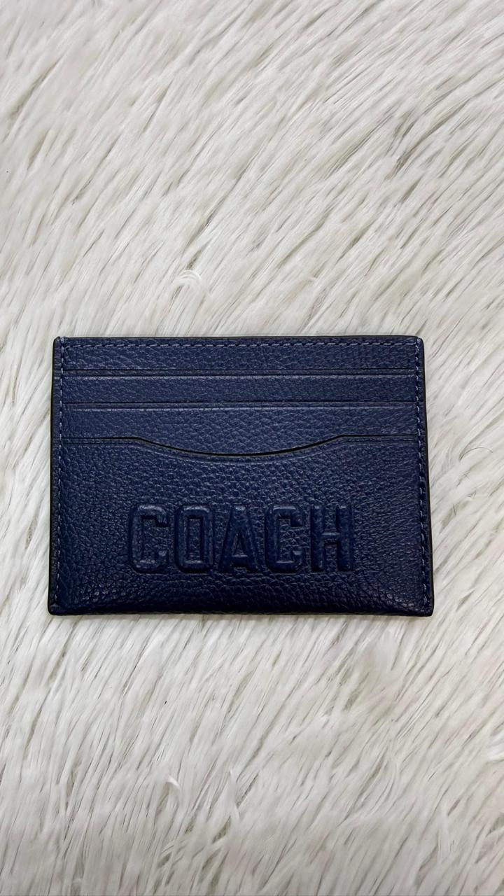 Tarjetero azul Coach