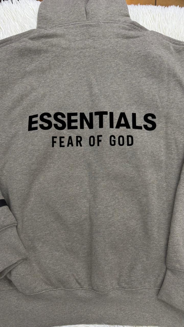 Sudadera gris L Essentials