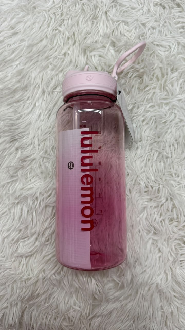 Botella deportiva rosa 32Oz Lululemon
