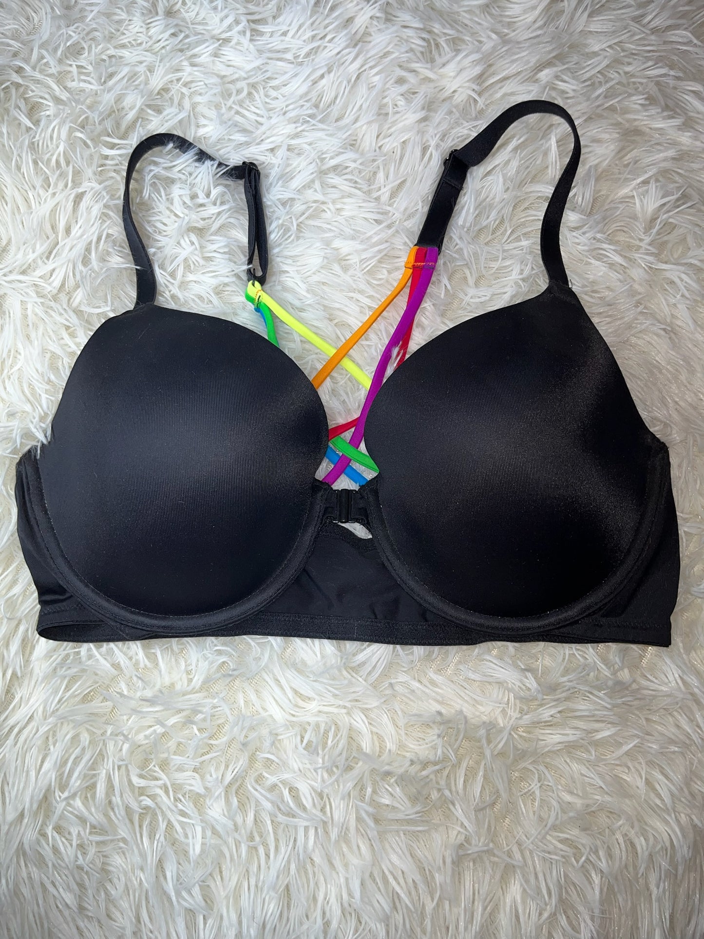 Brasier negro 36C Pink