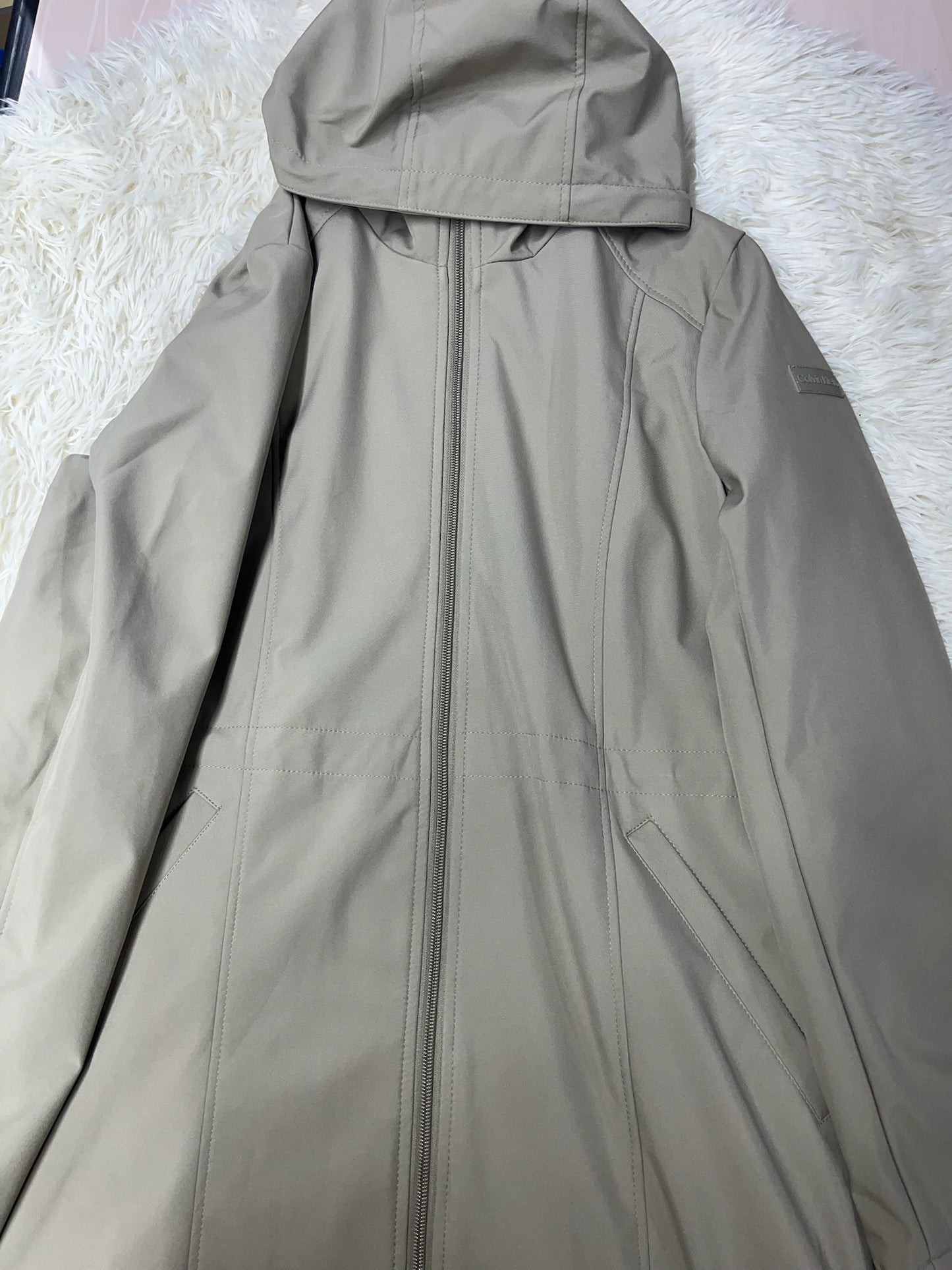 Chamarra Beige S Calvin Klein