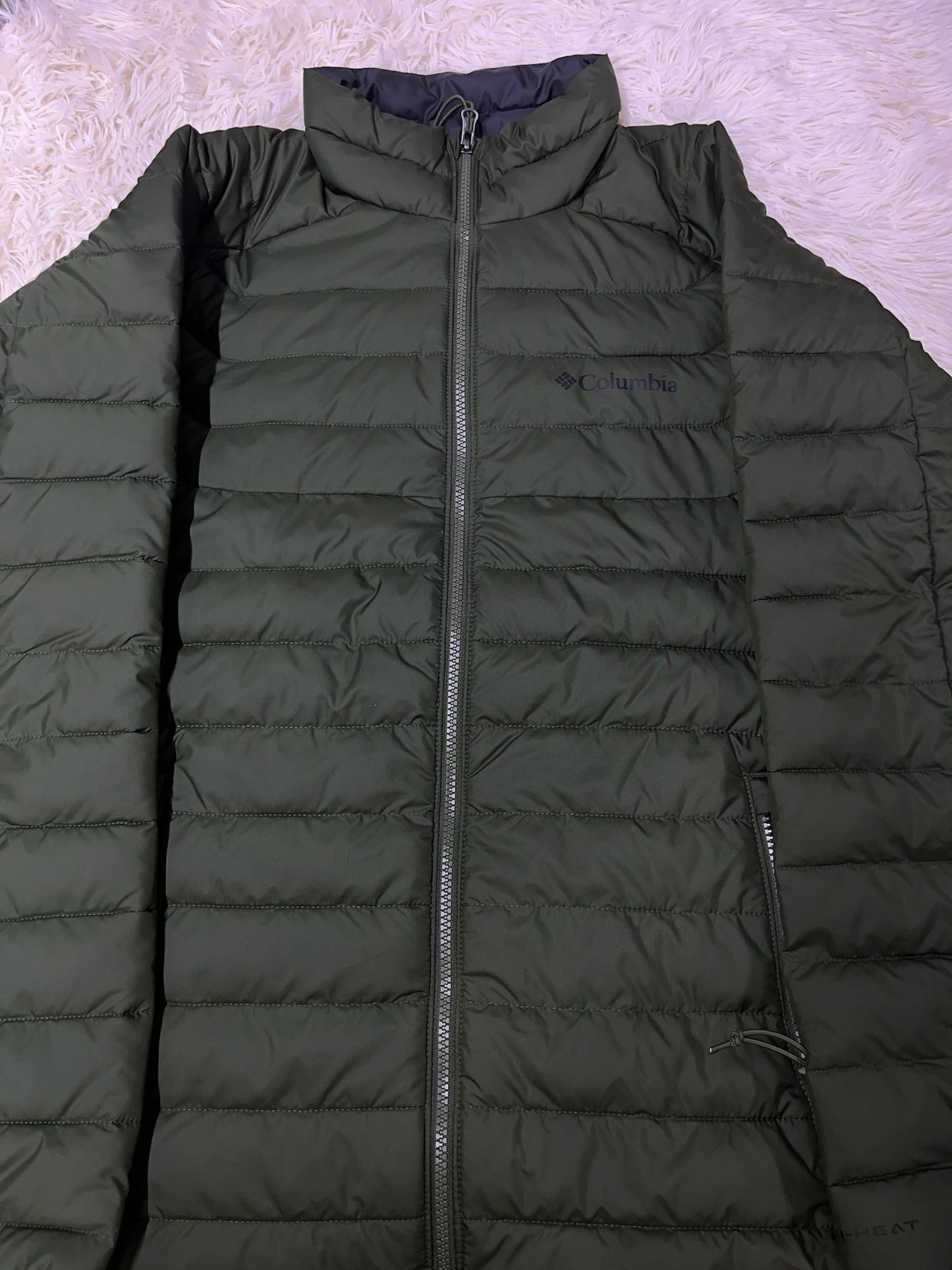 Chamarra verde militar S Columbia