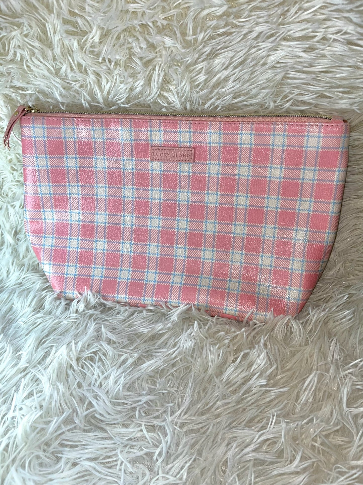 Cosmetiquera rosa Lucky Brand