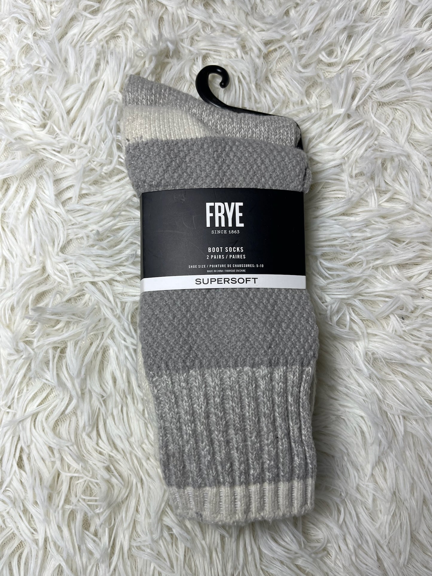 Paquete 2 calcetas grises FRYE