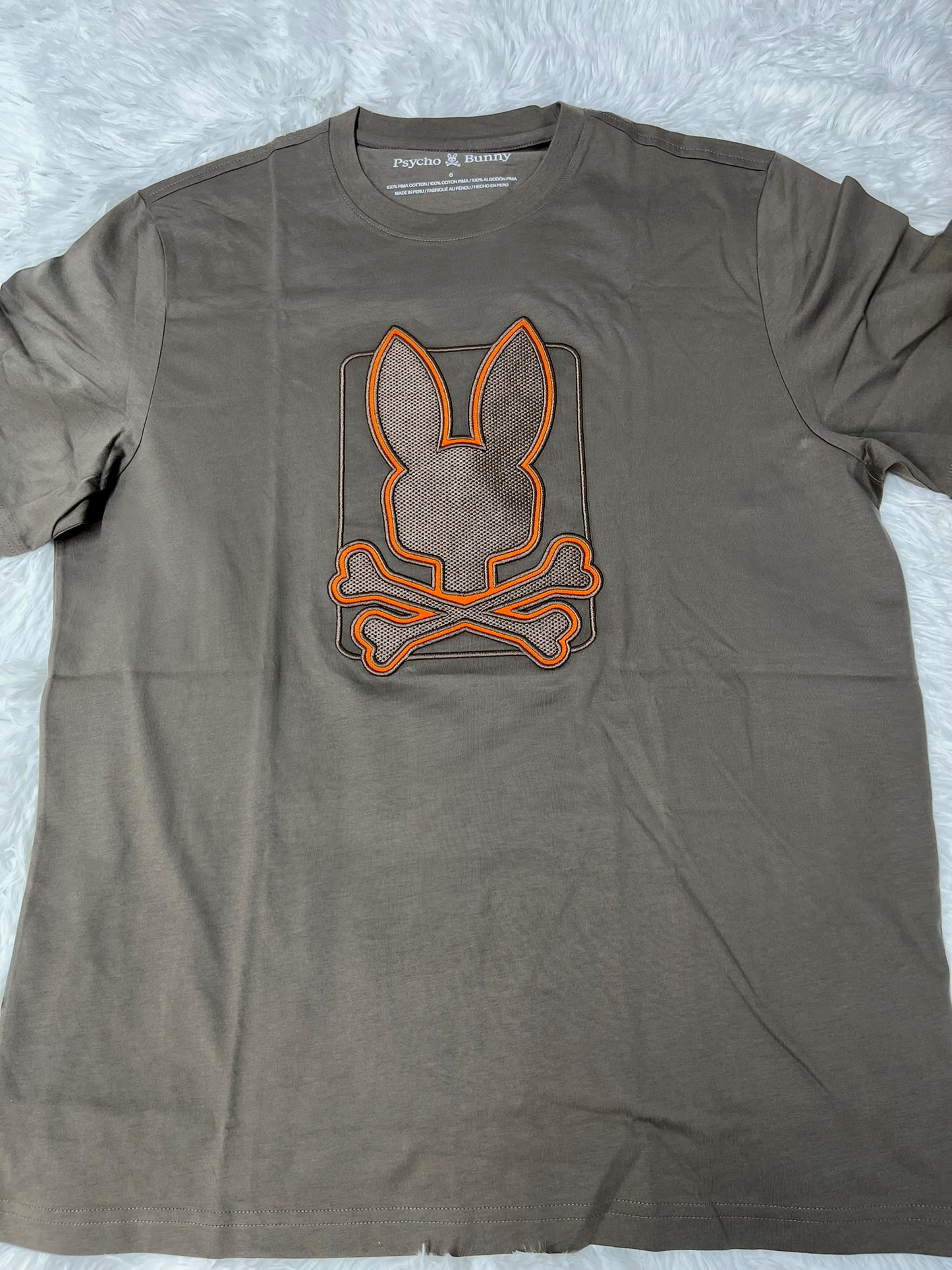 Playera café L Psycho Bunny