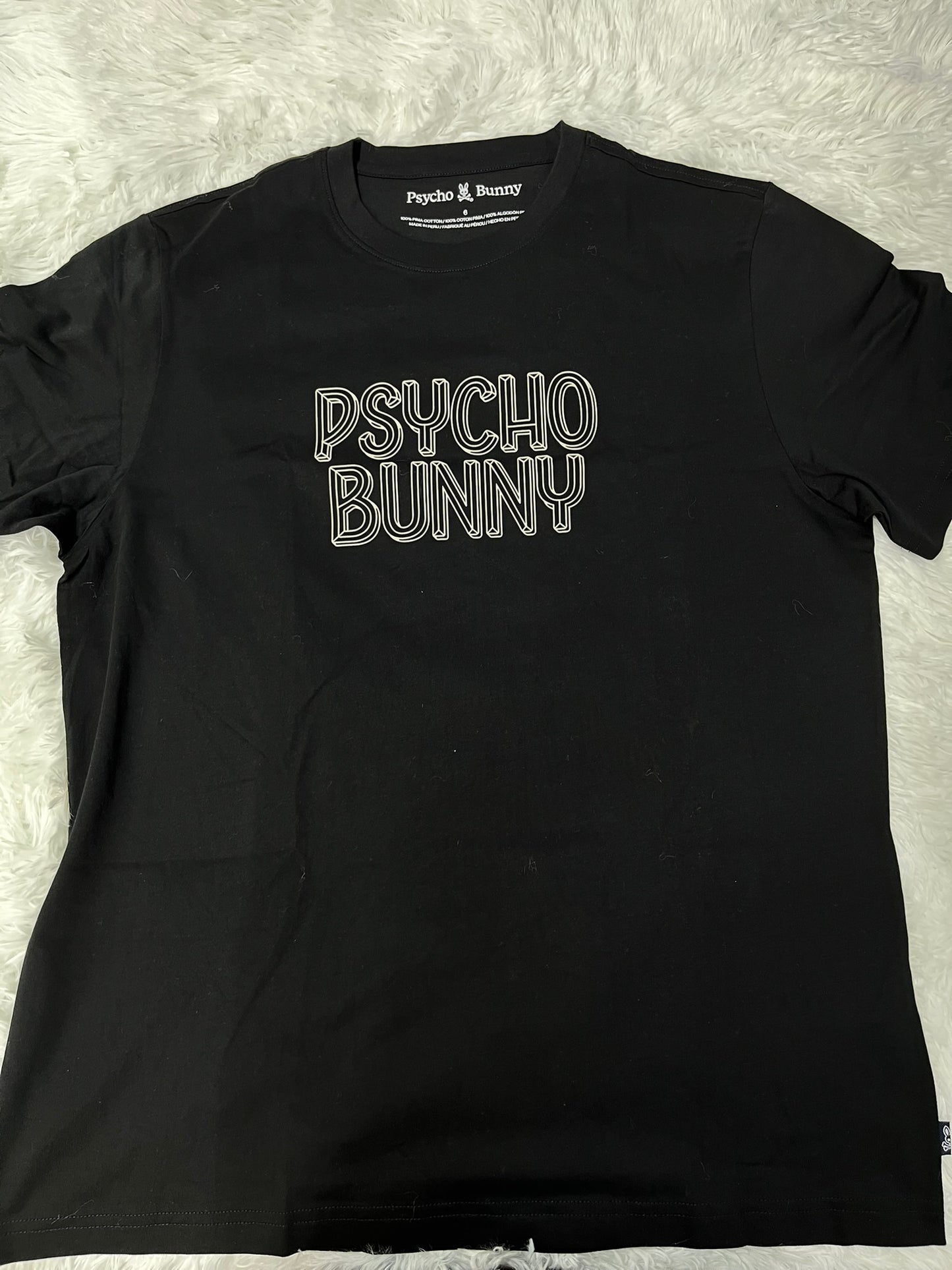 Playera negra L Psycho Bunny