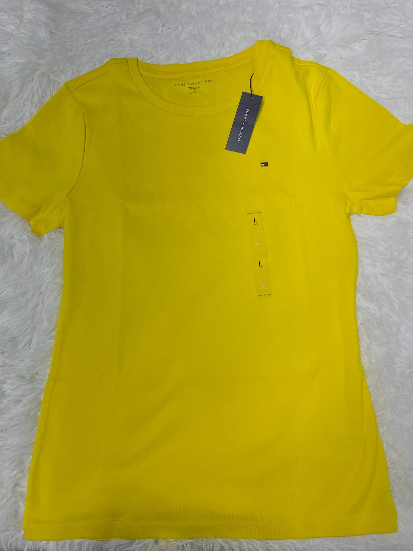 Playera amarilla L Tommy Hilfiger