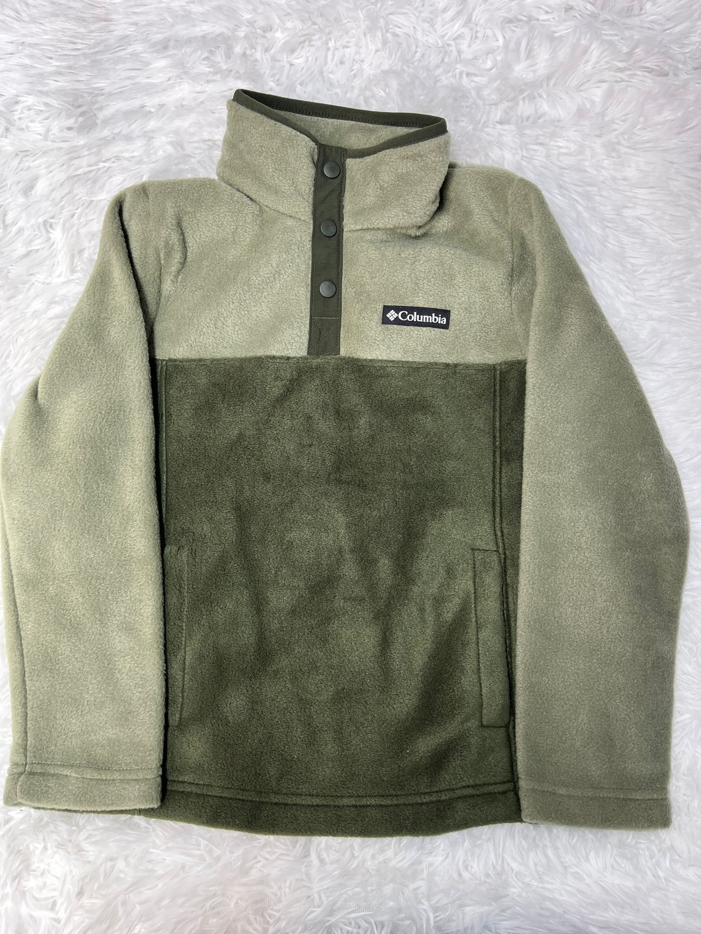 Sudadera verde S niño Columbia