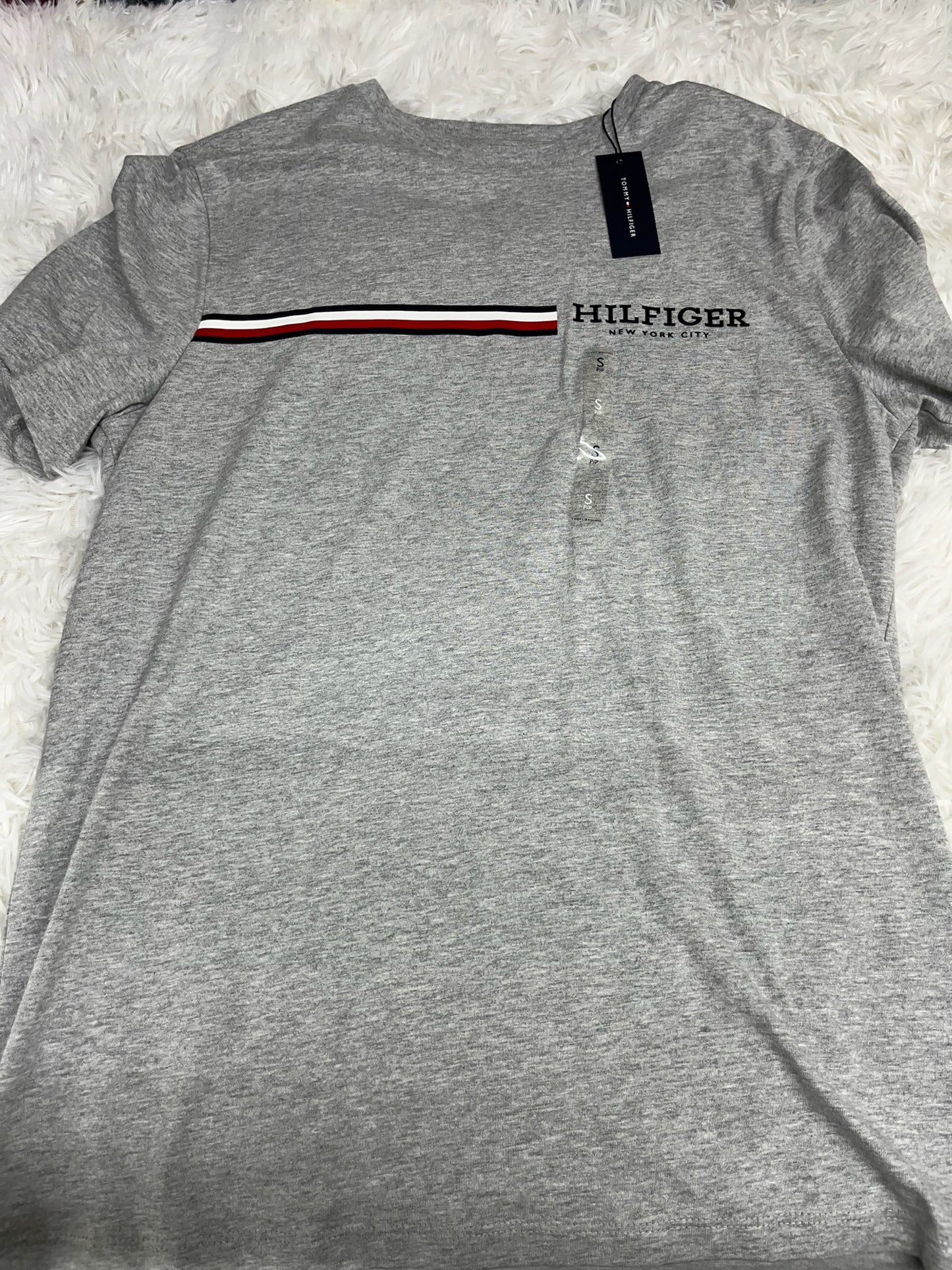Playera gris S Tommy Hilfiger