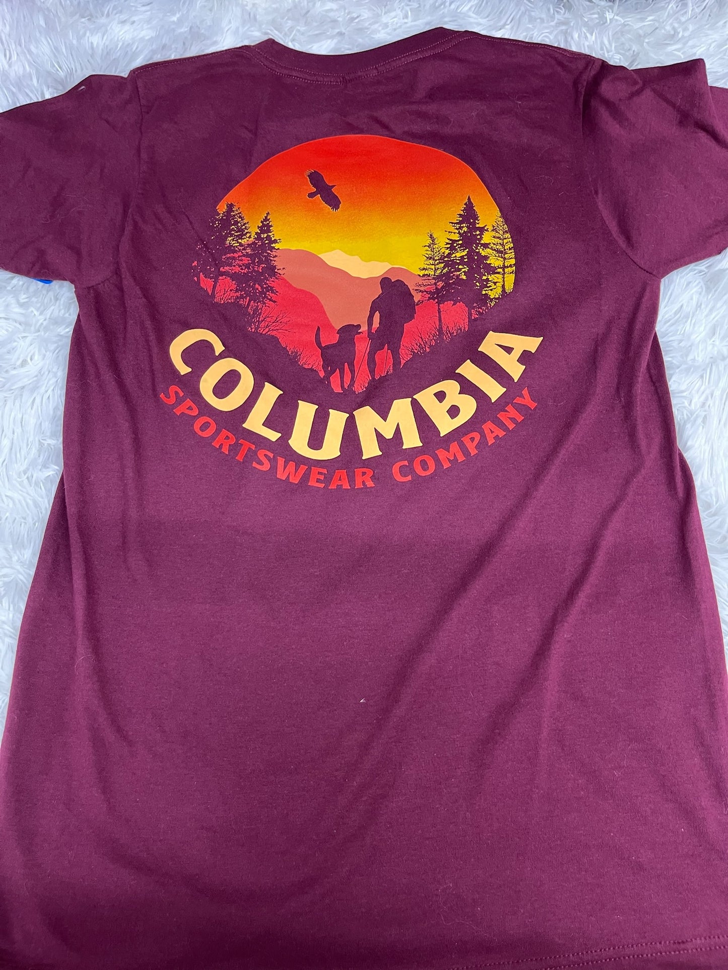 Playera vino S Columbia