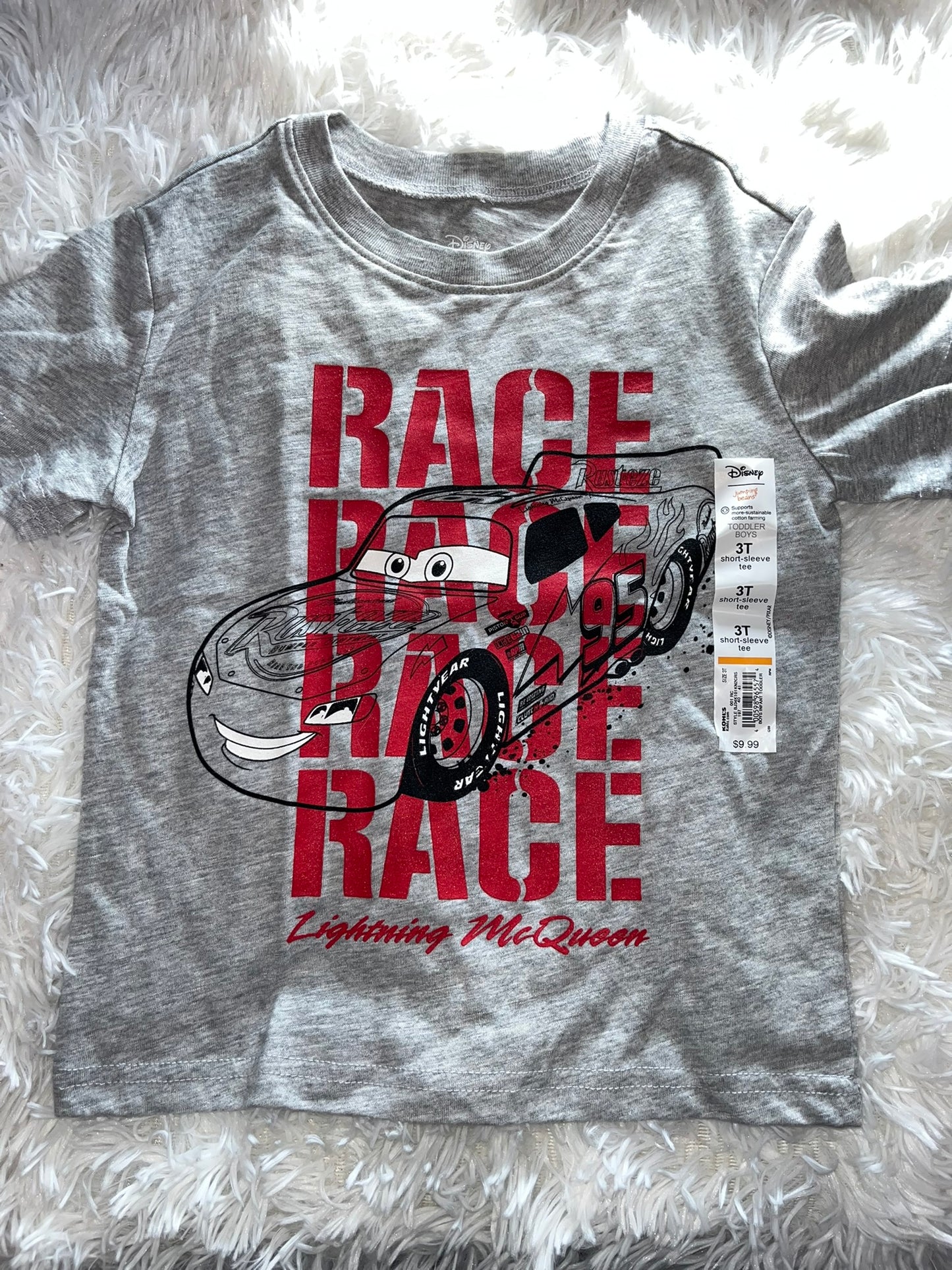 Playera Mcqueen 3 años Jumping beans