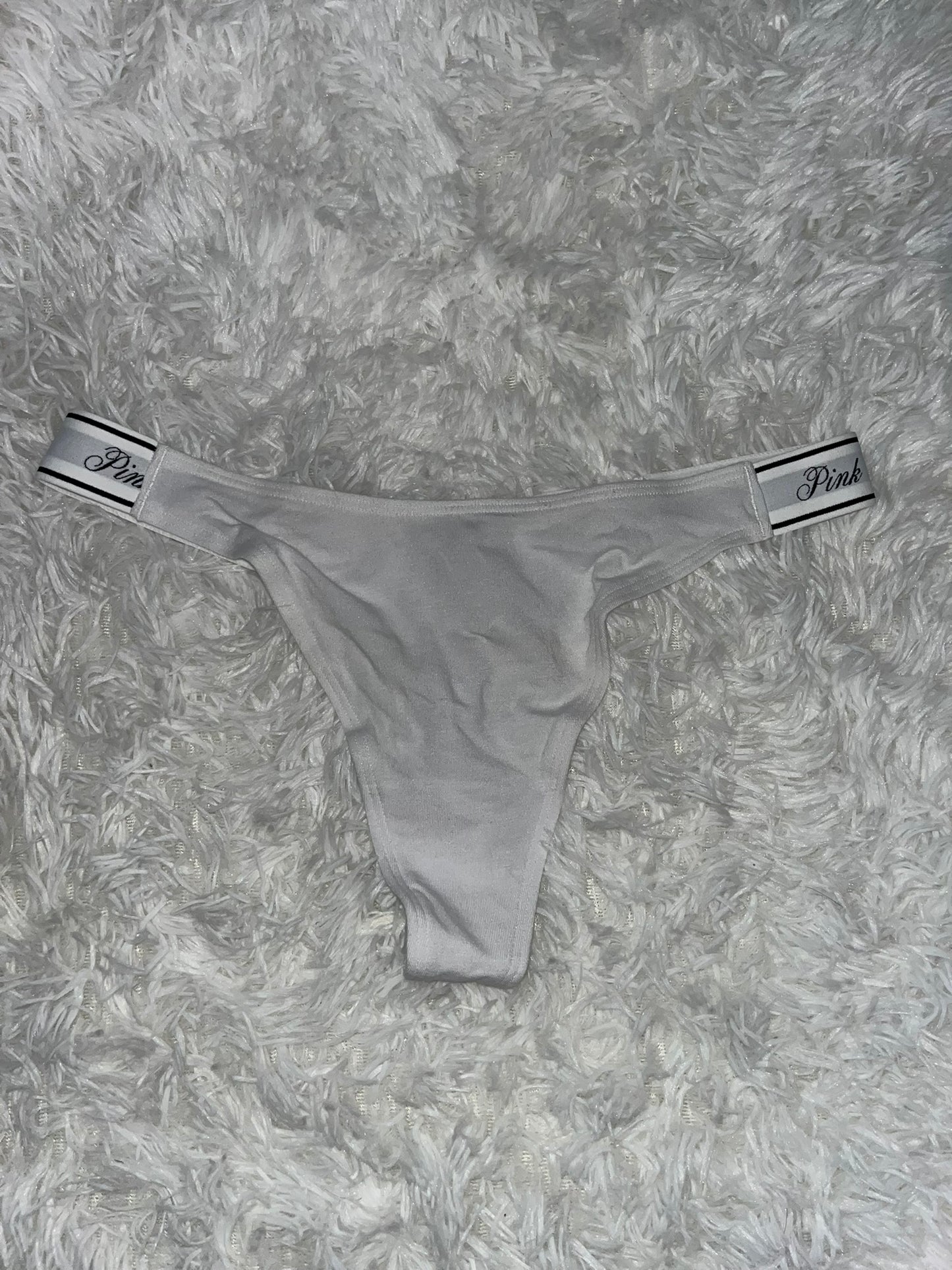 Thong blanco M Pink