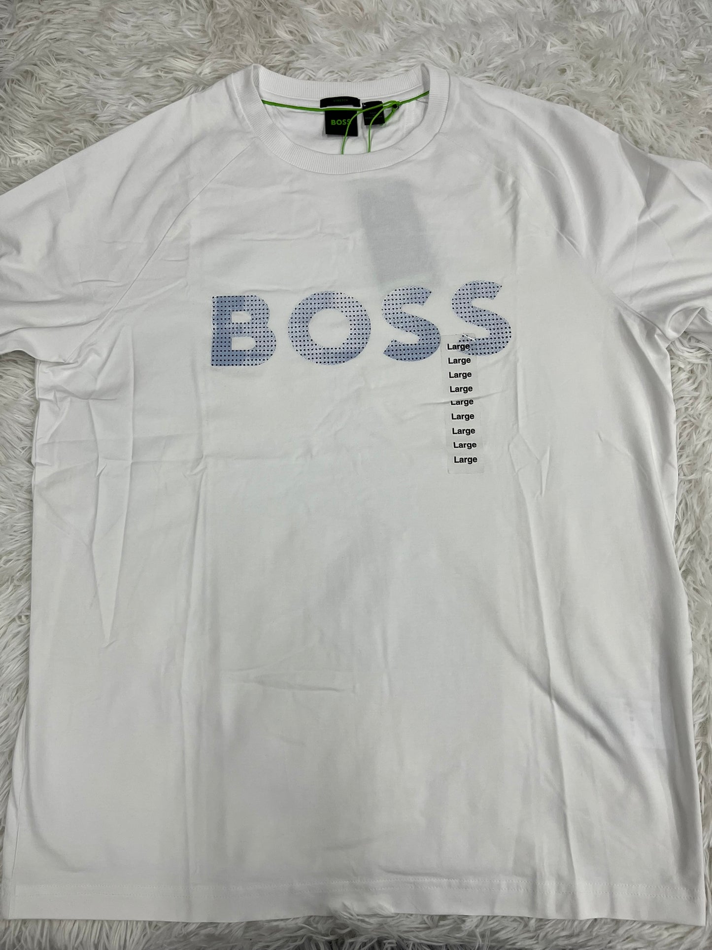 Playera blanca L Hugo Boss