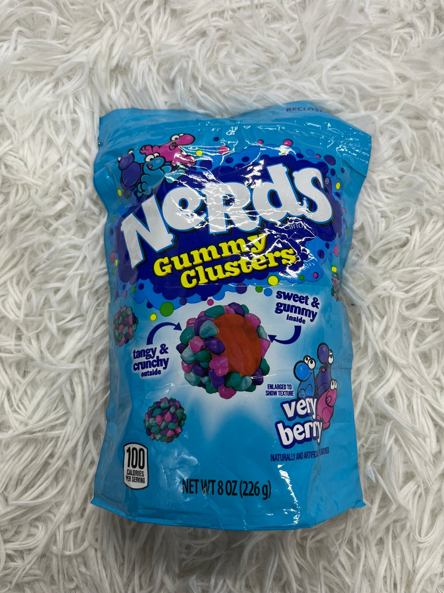Gummy clusters Nerds