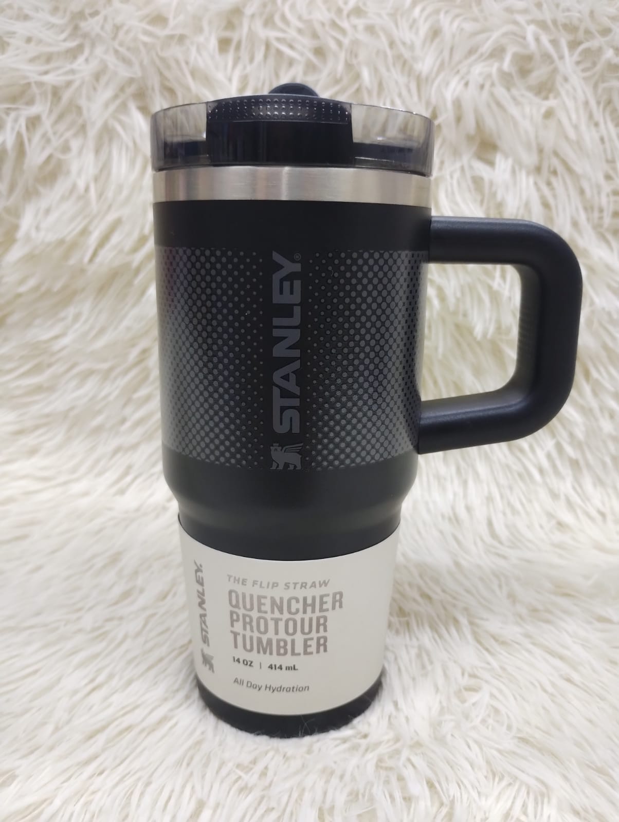 Quencher protour tumbler negro 414mL Stanley