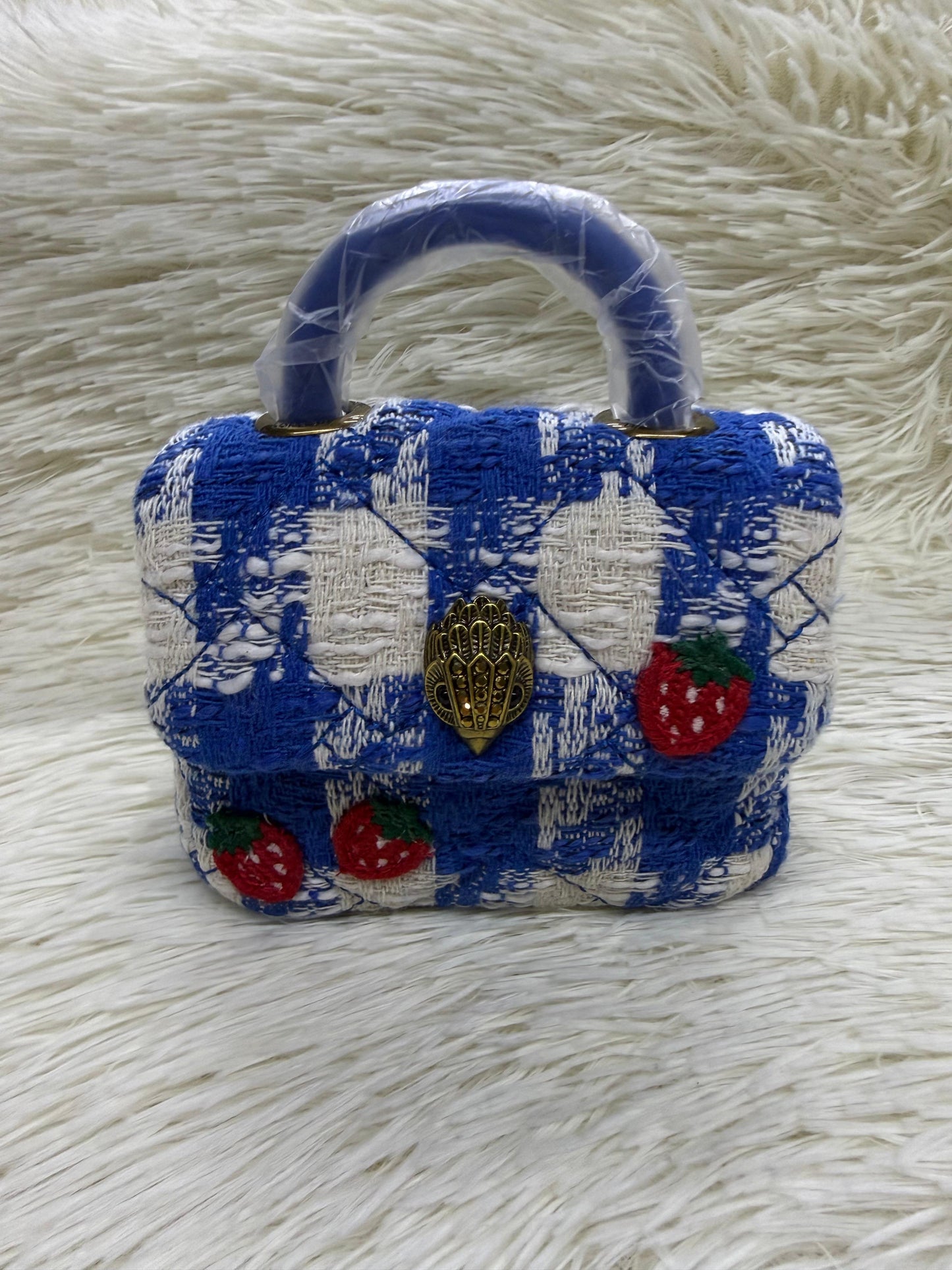 Mini bolso azul Kurt geiger