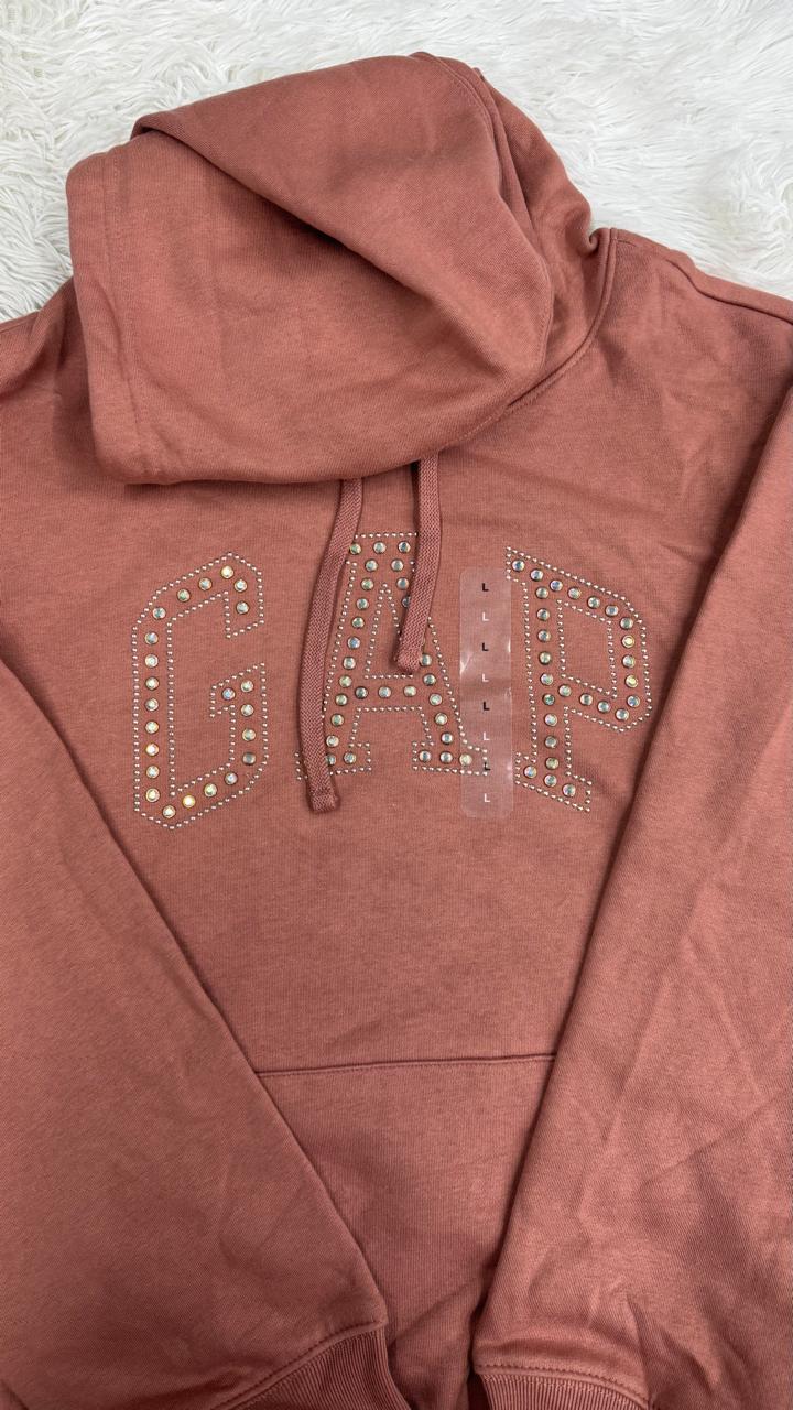 Sudadera salmón L GAP