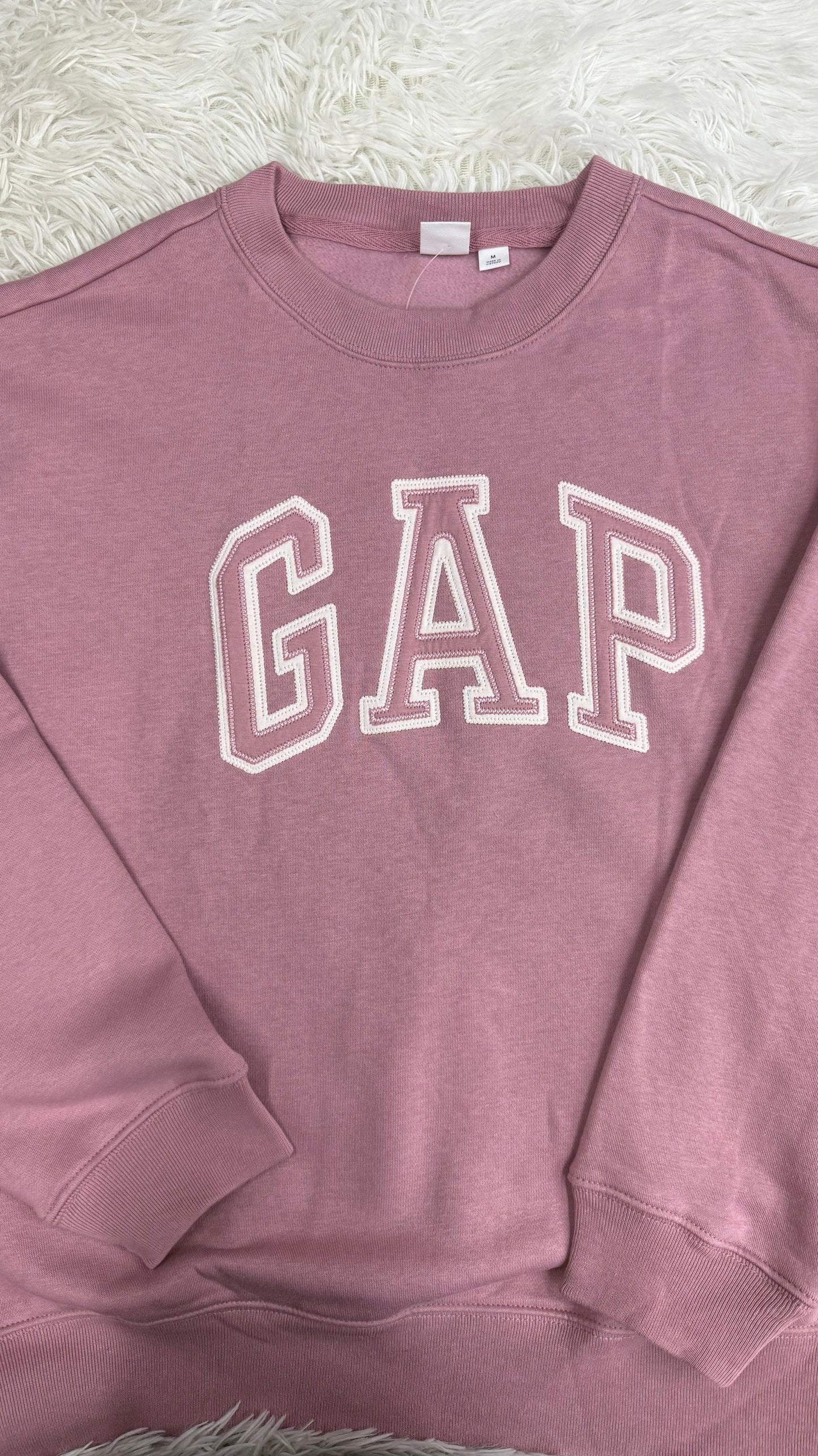 Sudadera rosa M GAP