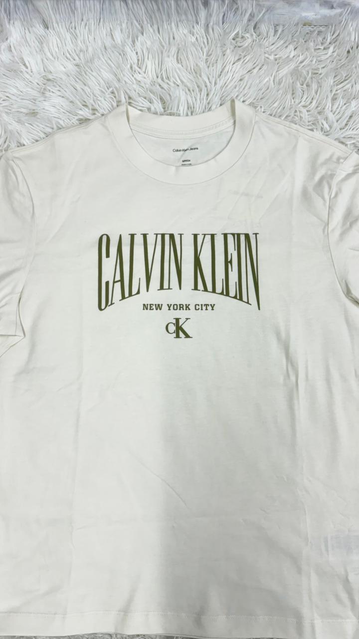 Playera blanca S Calvin klein