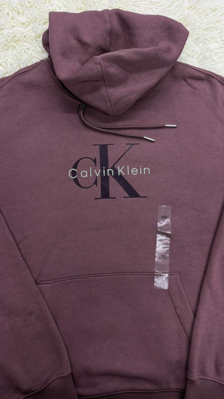 Sudadera uva L Calvin klein