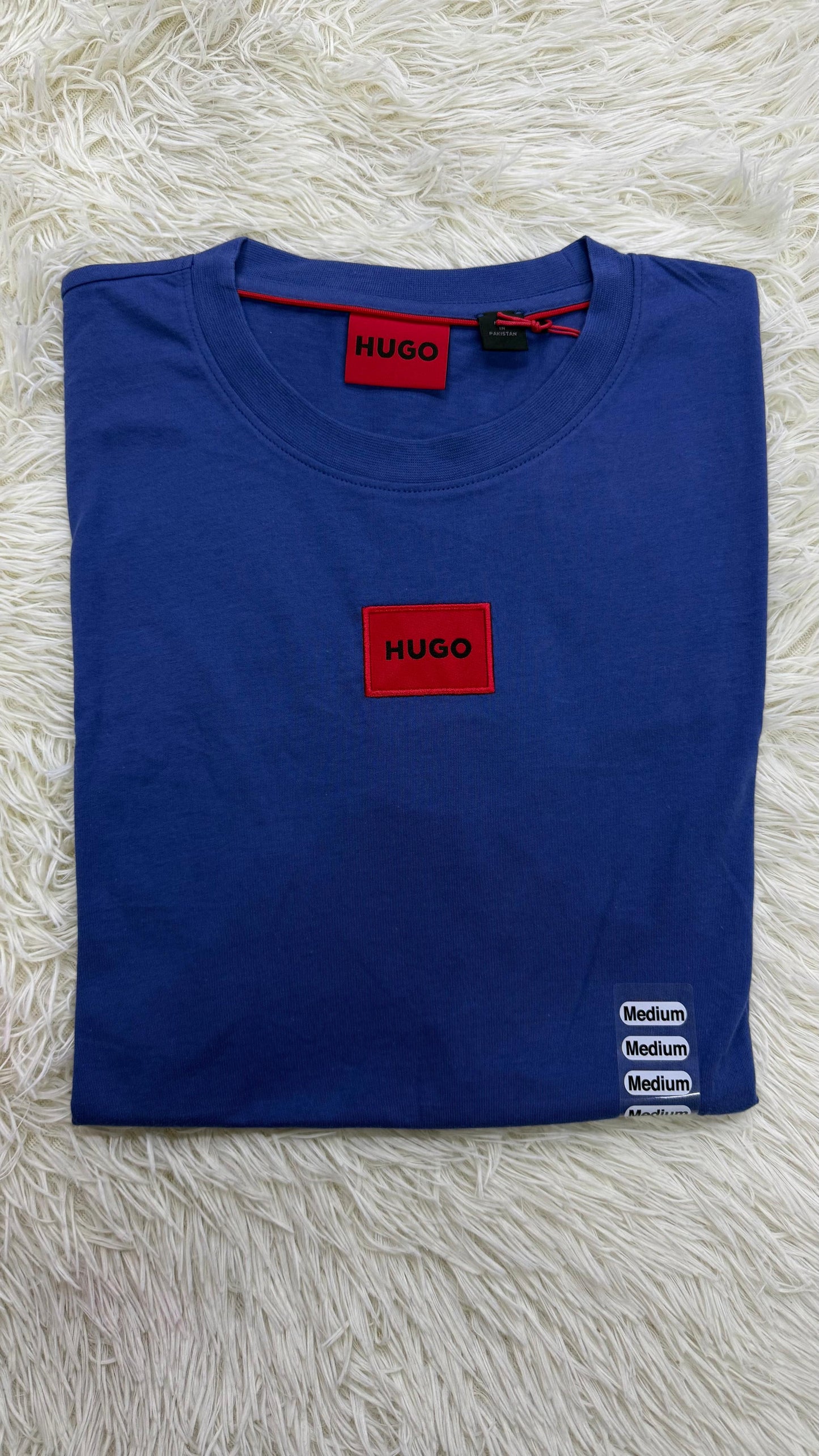Playera azul M Hugo