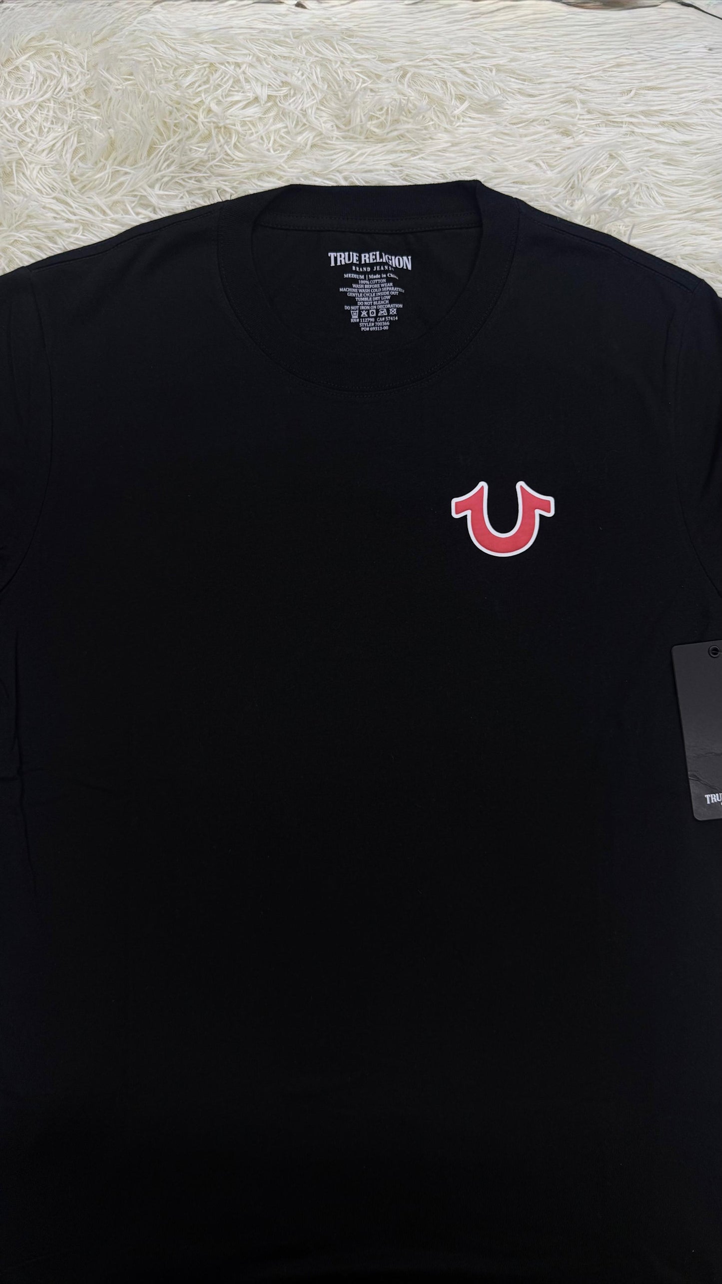 Playera negra M True religion