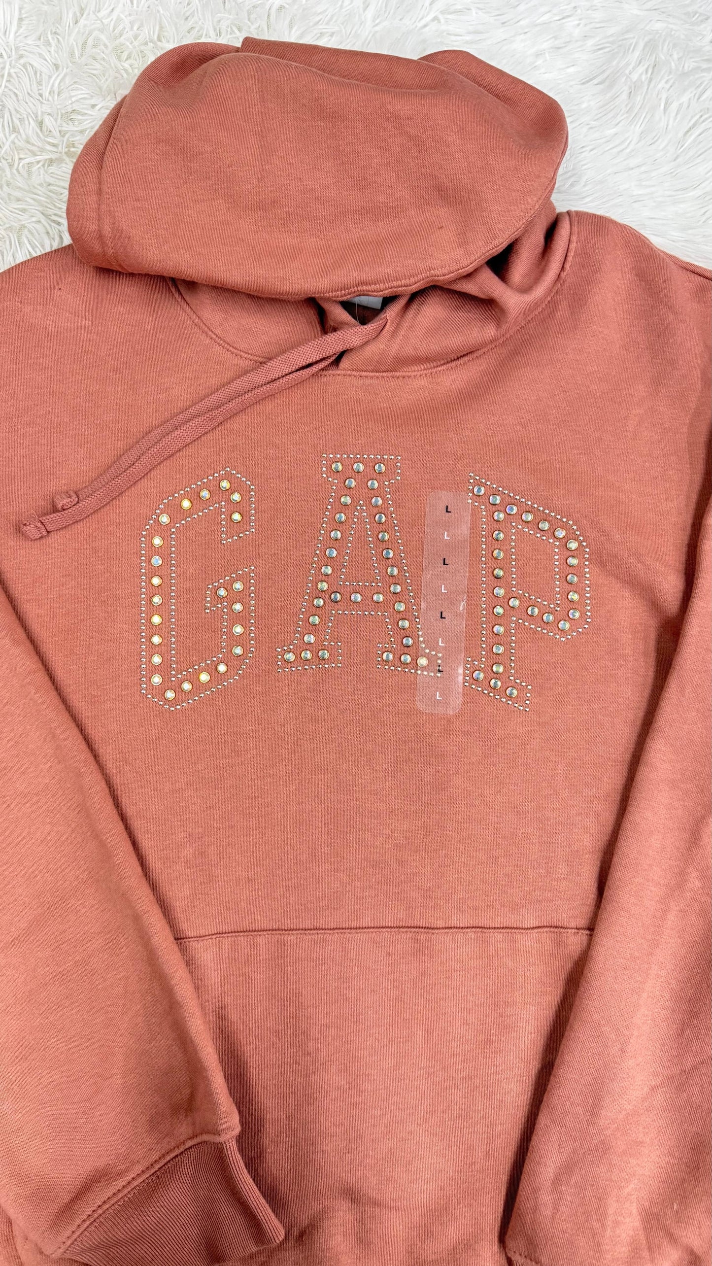 Sudadera salmón L GAP