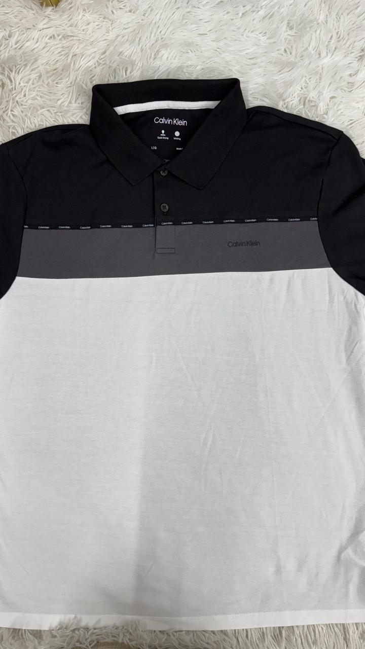Polo blanca L Calbin klein