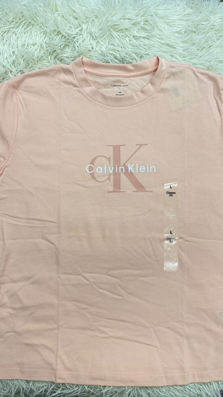 Playera rosa L Calvin klein