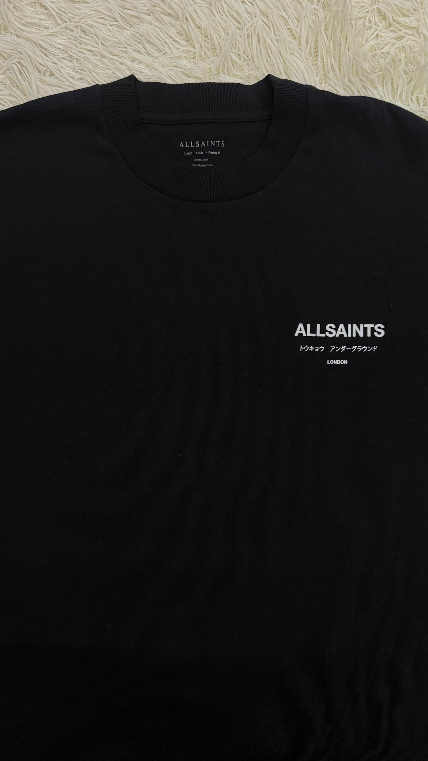 Playera negra L All saints