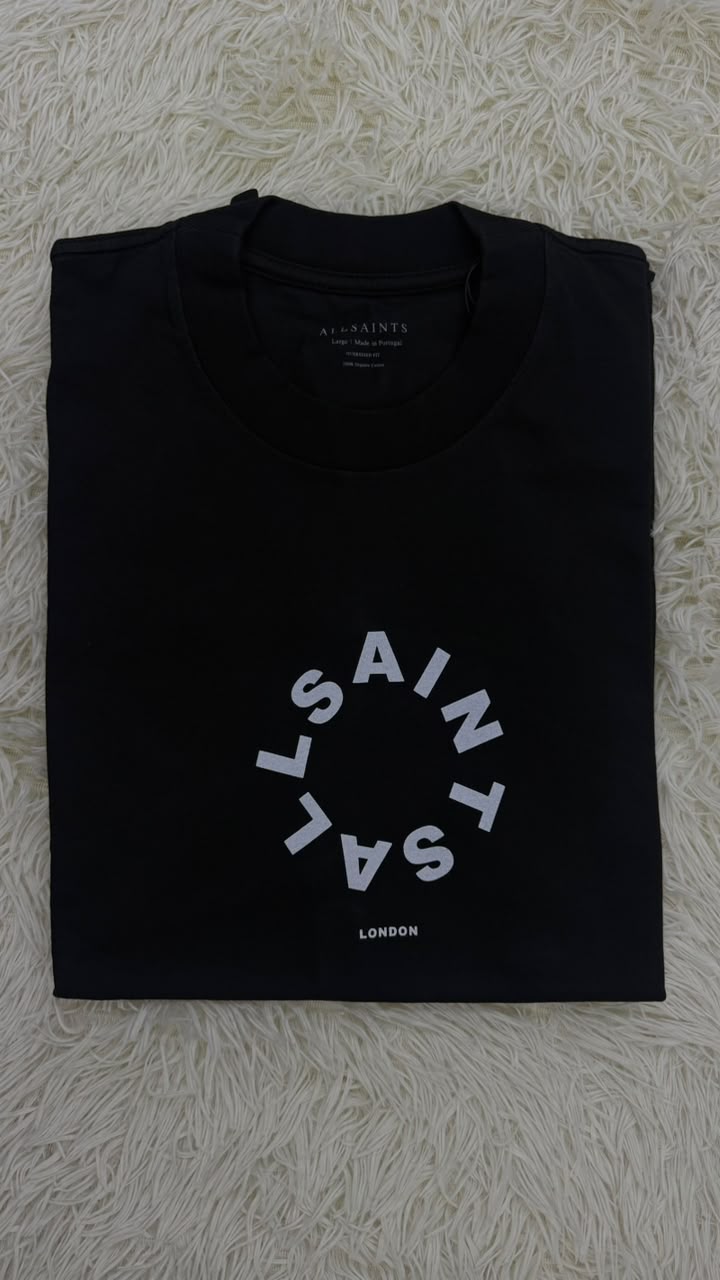 Playera negra L All saints