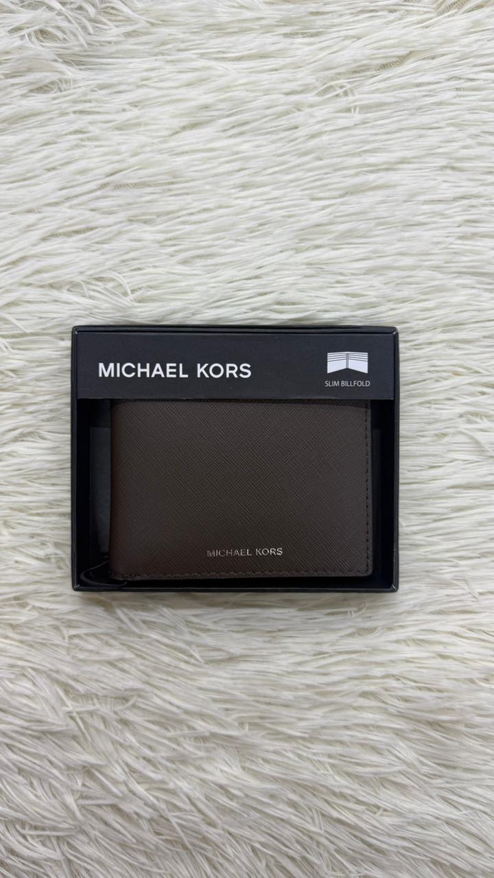Cartera café Michael kors