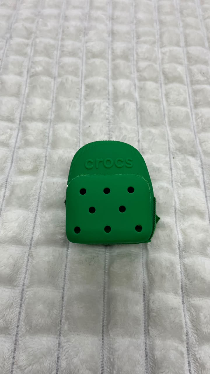 Monedero mochila verde Crocs