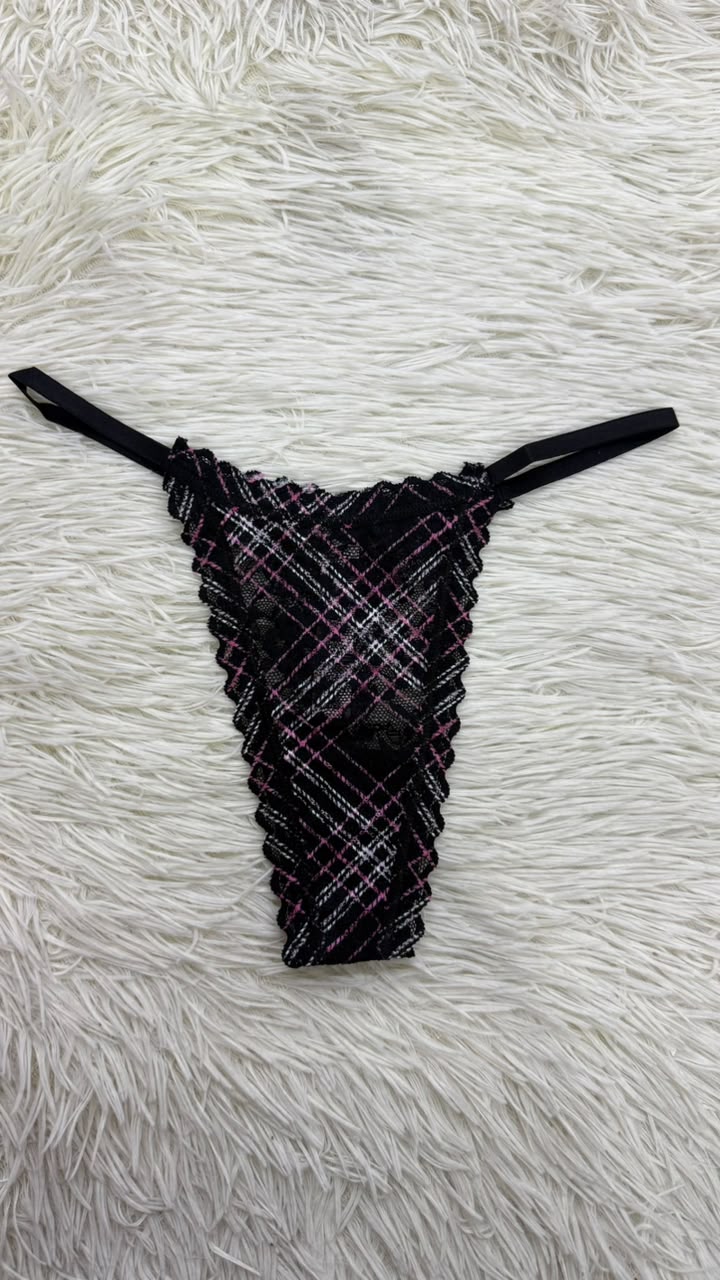 Thong negro XS Victoria secret