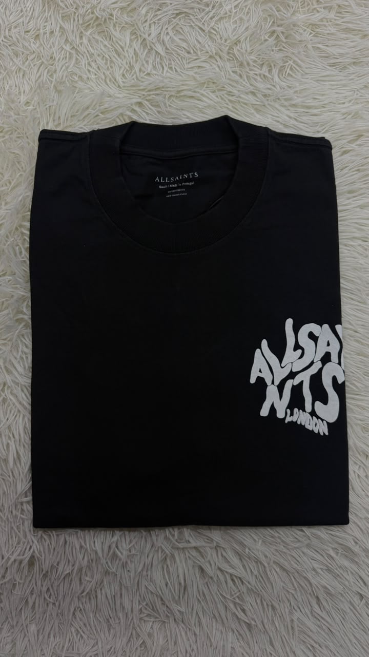 Playera negra S All saints