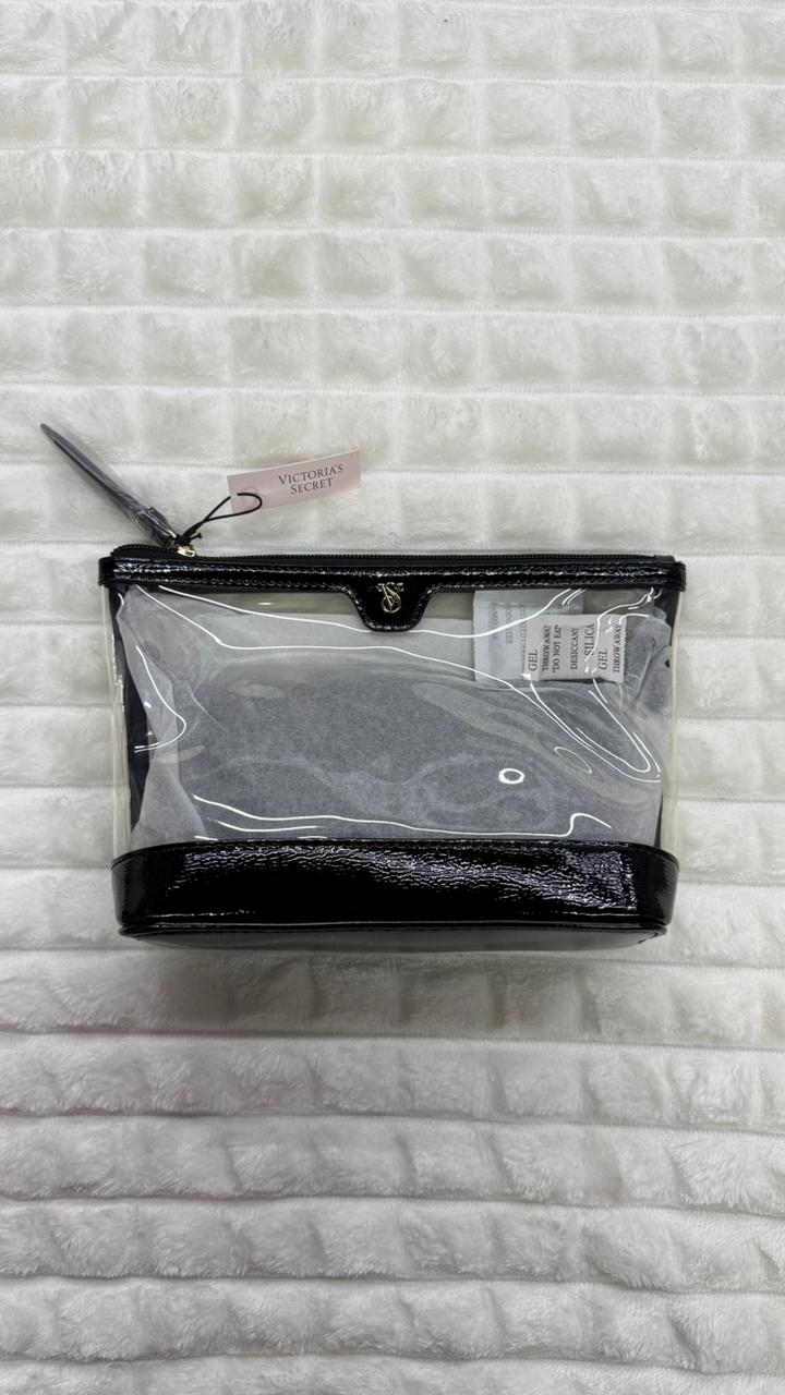 Cosmetiquera negra Victoria secret