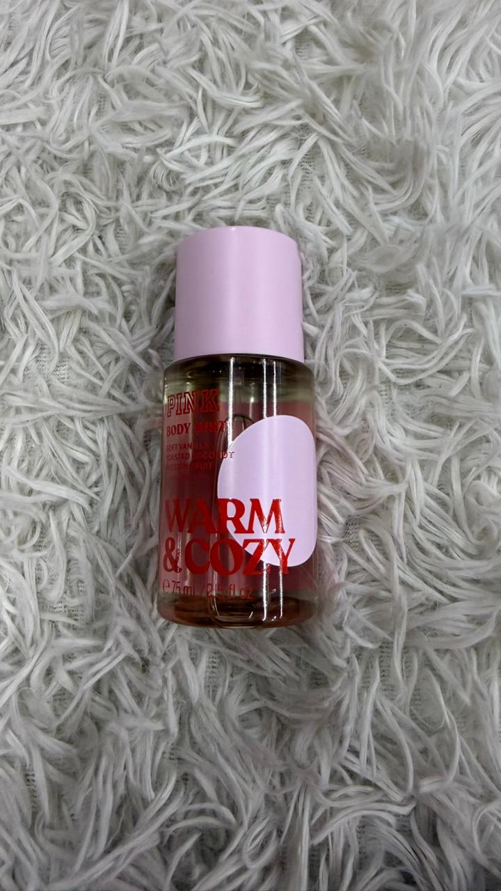 Body mist mini Warm & cozy Pink