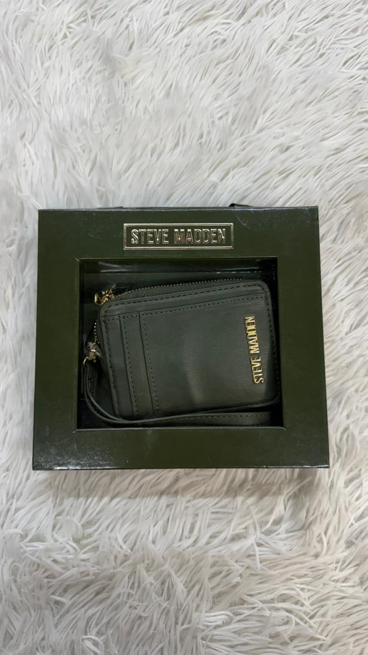 Monedero verde Steve madden