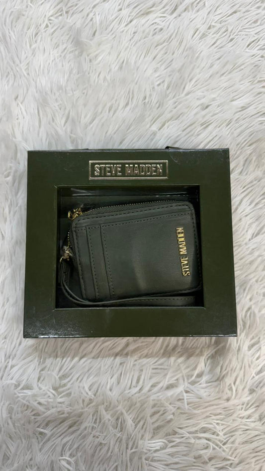 Monedero verde Steve madden