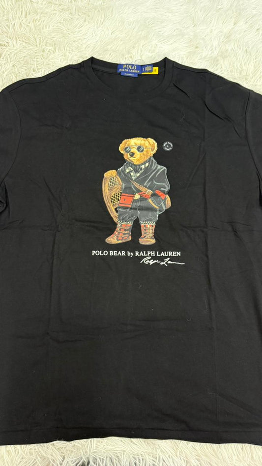 Playera negra osito L Polo ralph lauren