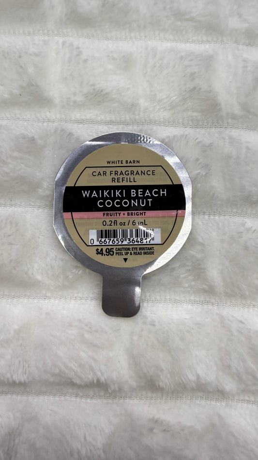 Aroma coche Waikiki beach coconut Bath & body works